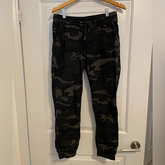 Design Lab Camouflage High-Rise Cotton Jogger Pants Size Small EUC - Picture 3 of 10